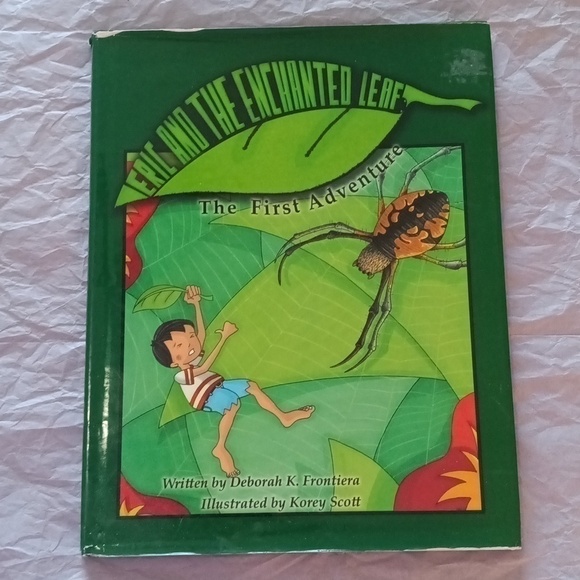 Full color picture book Eric and the Enchanted Leaf SIGNED BY THE ILLUSTRATOR - Picture 1 of 15